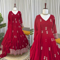 Scarlet Elegance Anarkali