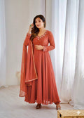 Designer Fox Georgette Handwork Gown Set with Pant & Dupatta