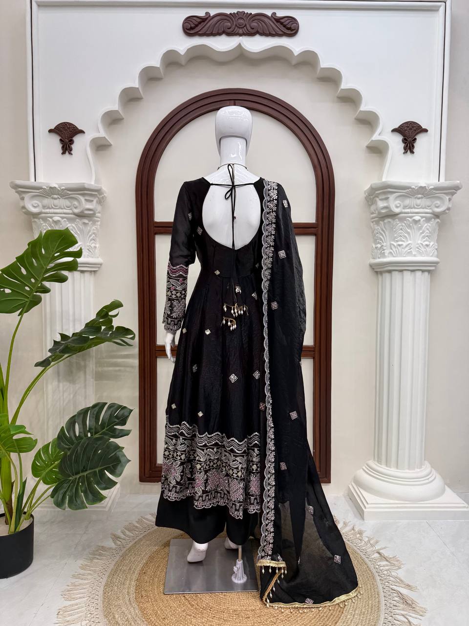 Grace – Premium Embroidered Anarkali Suit Set