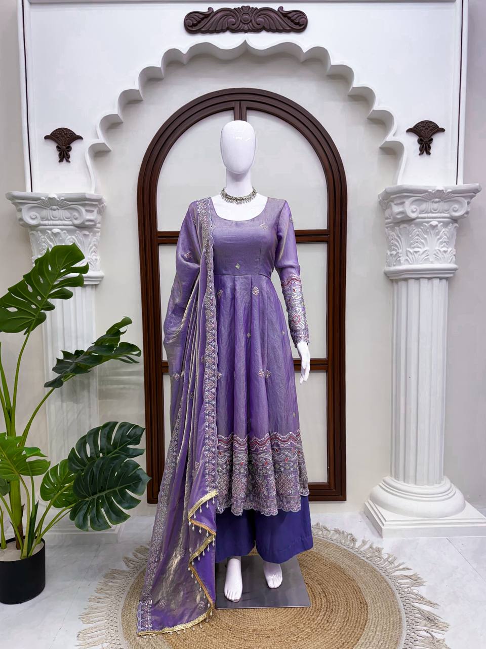 Grace – Premium Embroidered Anarkali Suit Set