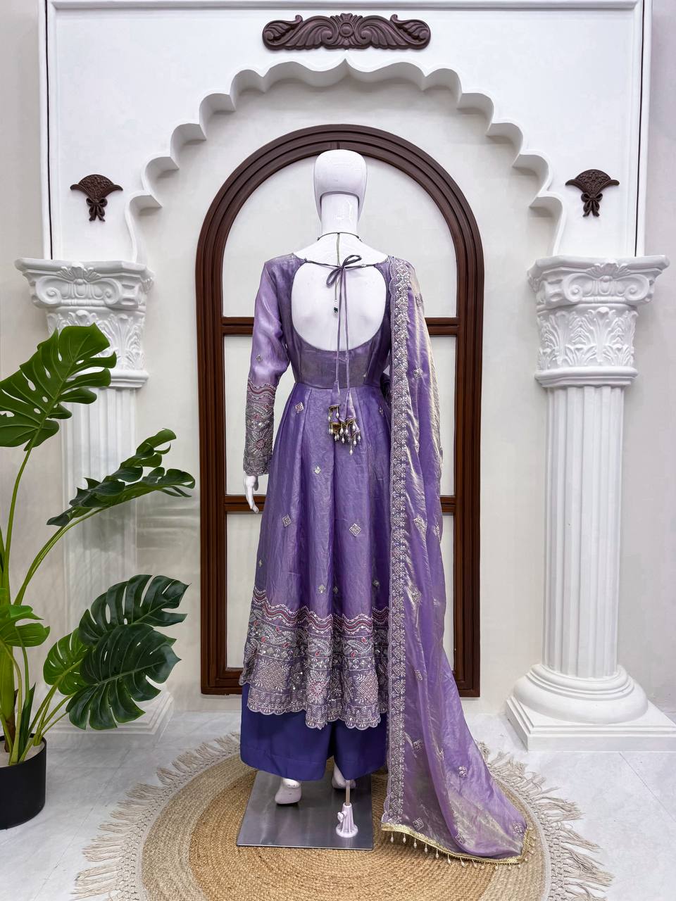 Grace – Premium Embroidered Anarkali Suit Set