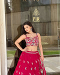Luxury Floral Embroidered Lehenga Set